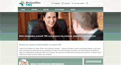 Desktop Screenshot of mutuelles-tns.net