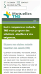 Mobile Screenshot of mutuelles-tns.net