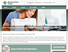 Tablet Screenshot of mutuelles-tns.net